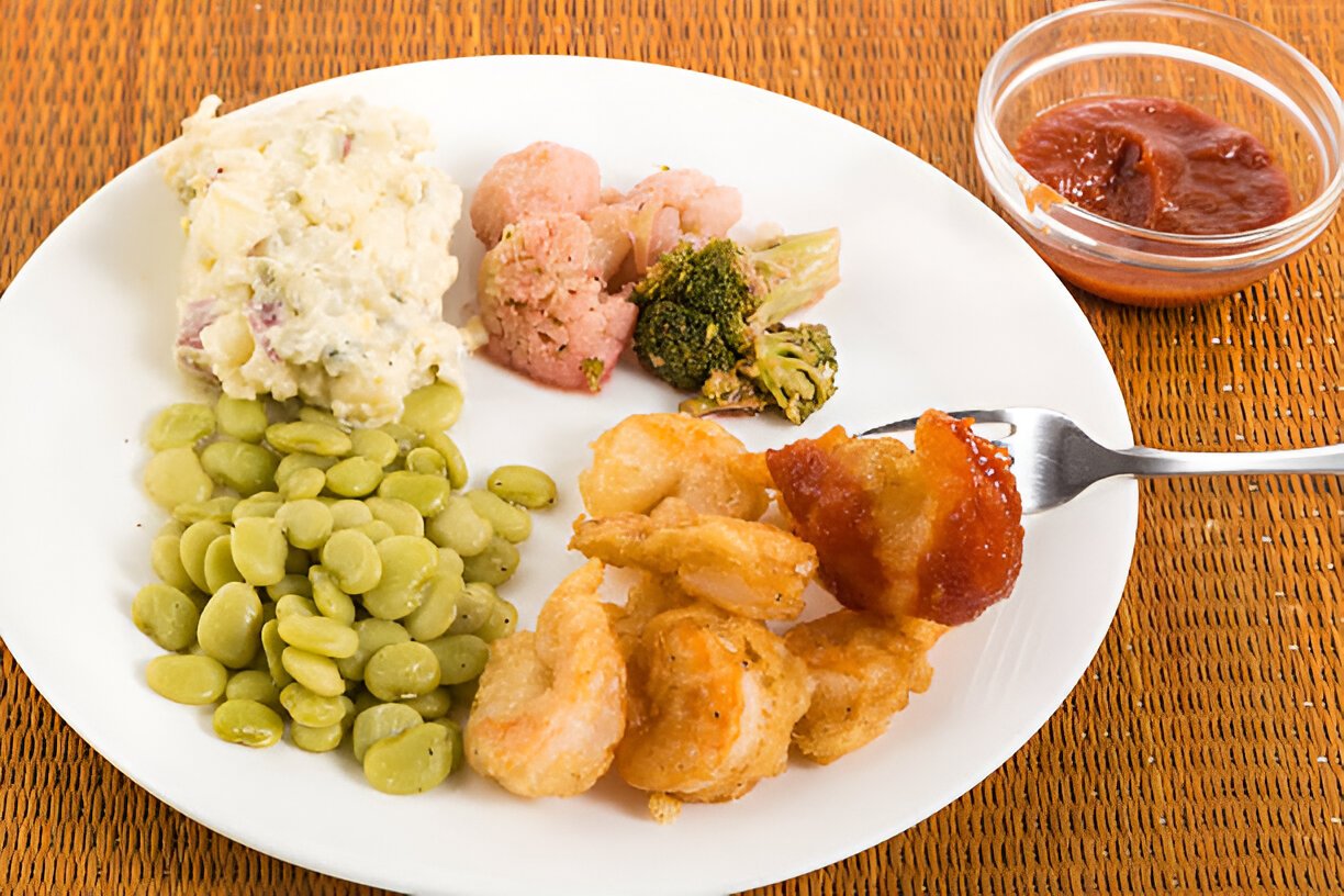beer battered shrimp dinner
