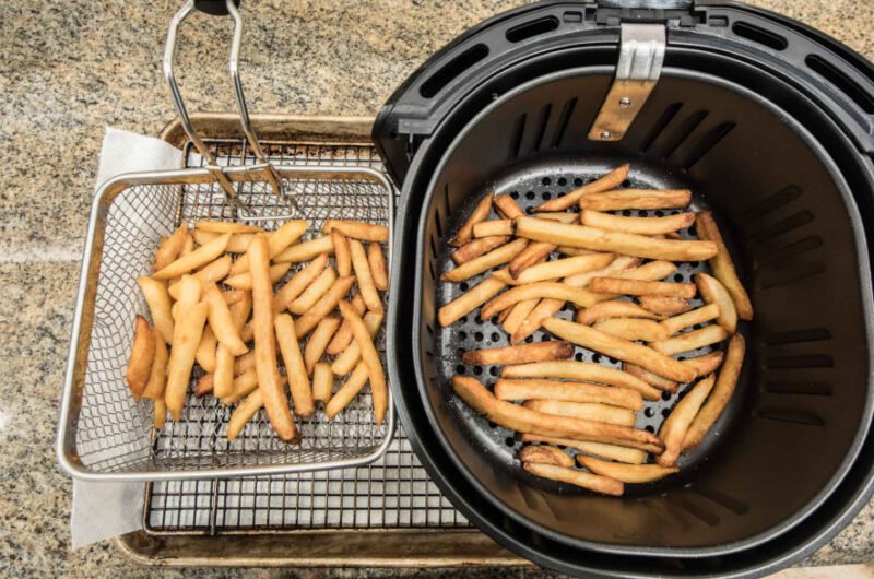 french fries results deep fry