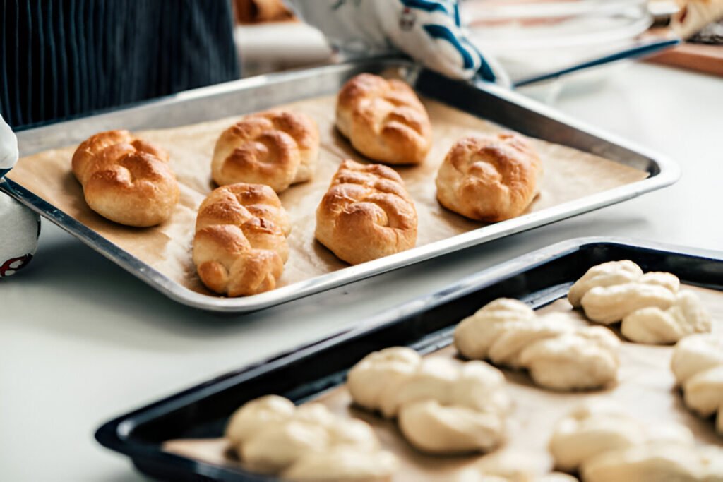 group of fresh breads