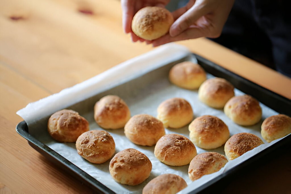 small bun on the baking class