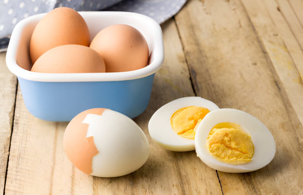 hard boiled chicken eggs