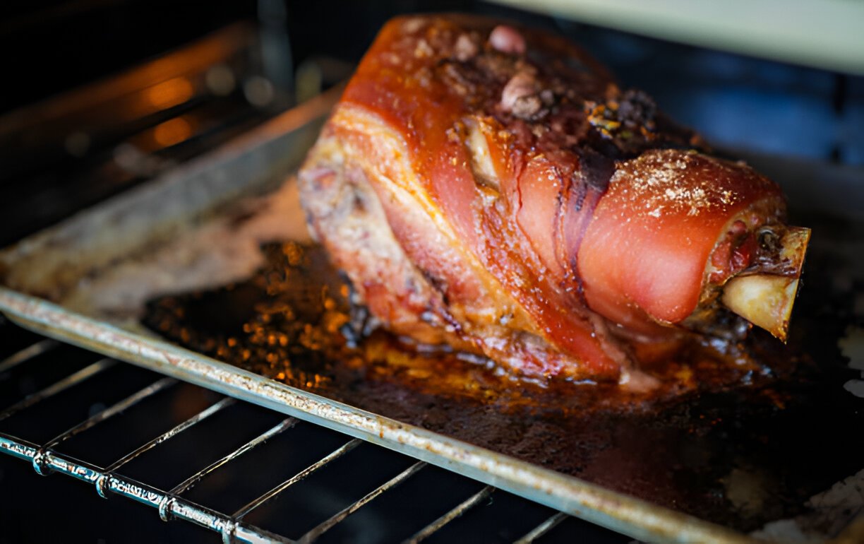 marinated in garlic citrus juices and spices roasted