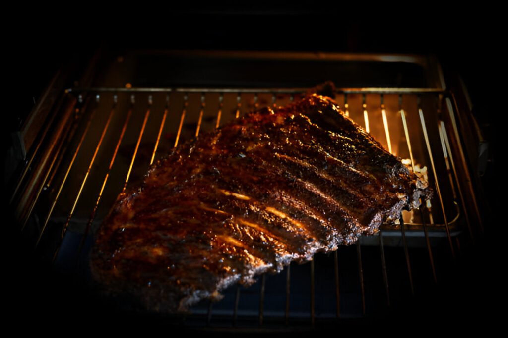 spare ribs grilled in the oven
