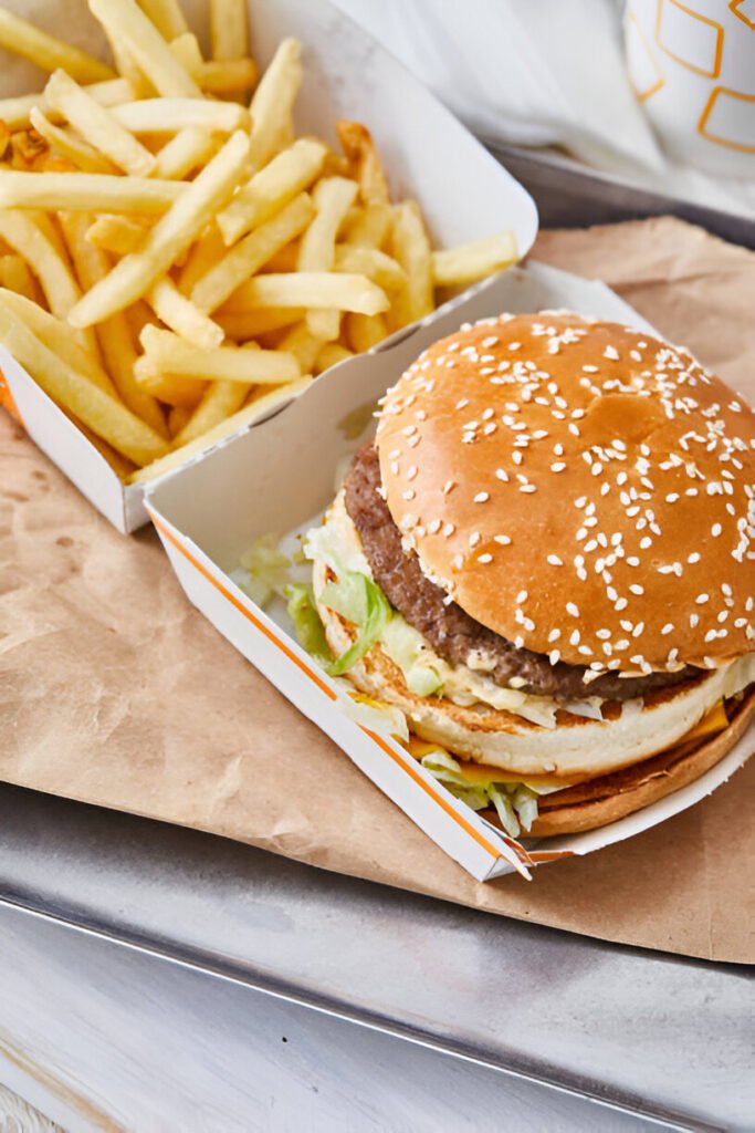 street food burger gourmet
