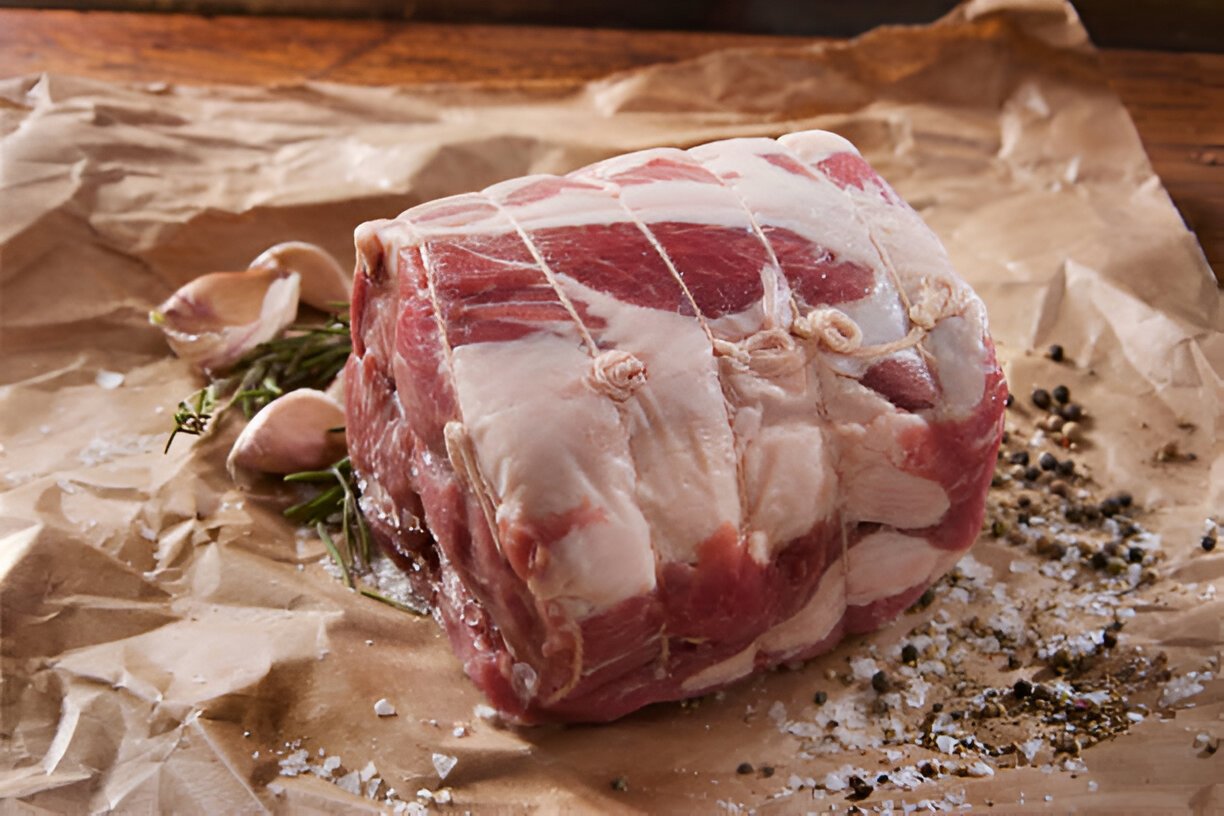 raw boneless pork shoulder roast