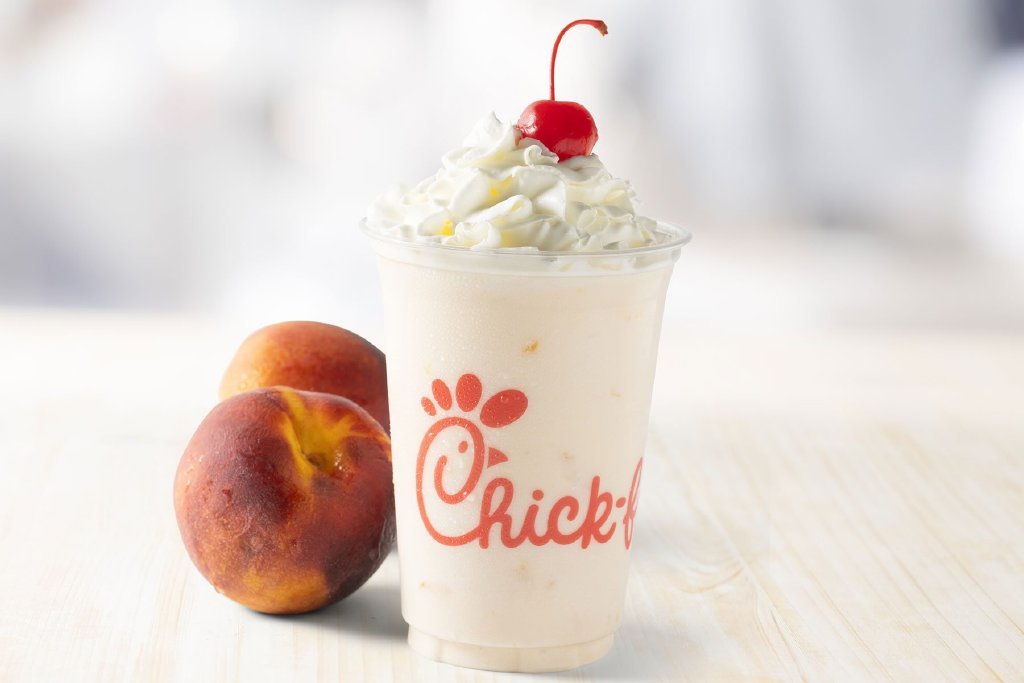 Chick Fil A Peach Milkshake