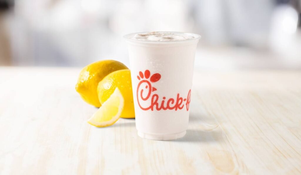 Chick fil A Frosted Cloudberry Lemonade