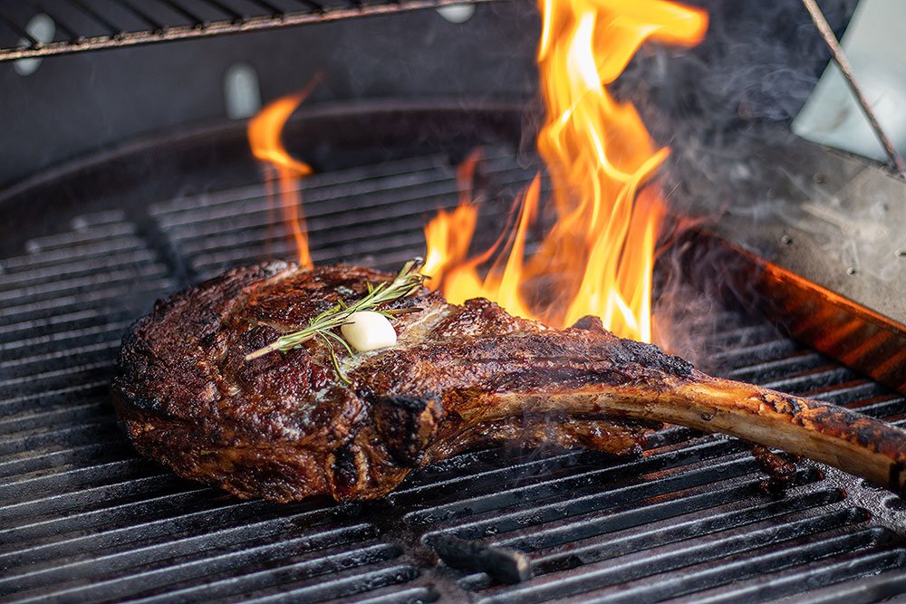 Grilled Tomahawk Steaks
