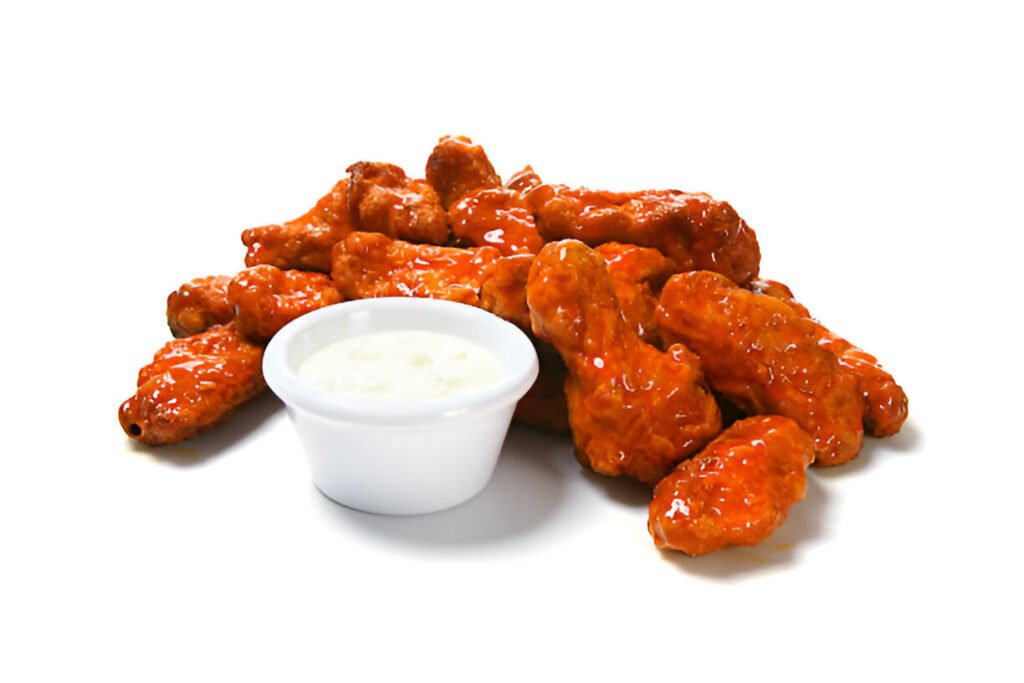 hot wings with bleu cheese