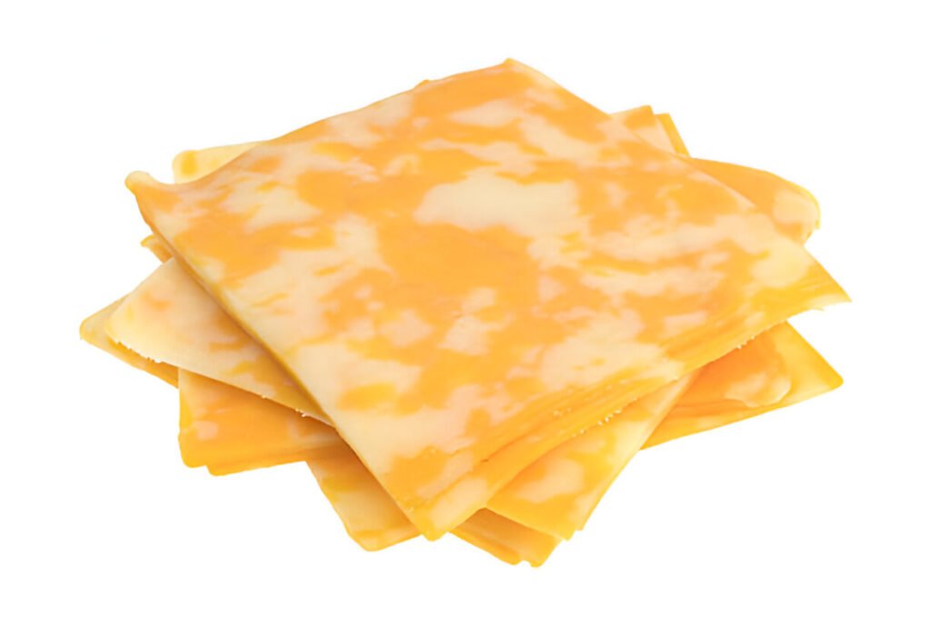slices of colby jack cheese