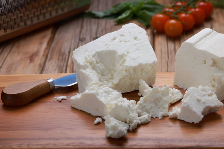 telemea cheese is soft and creamy which crumbles easily