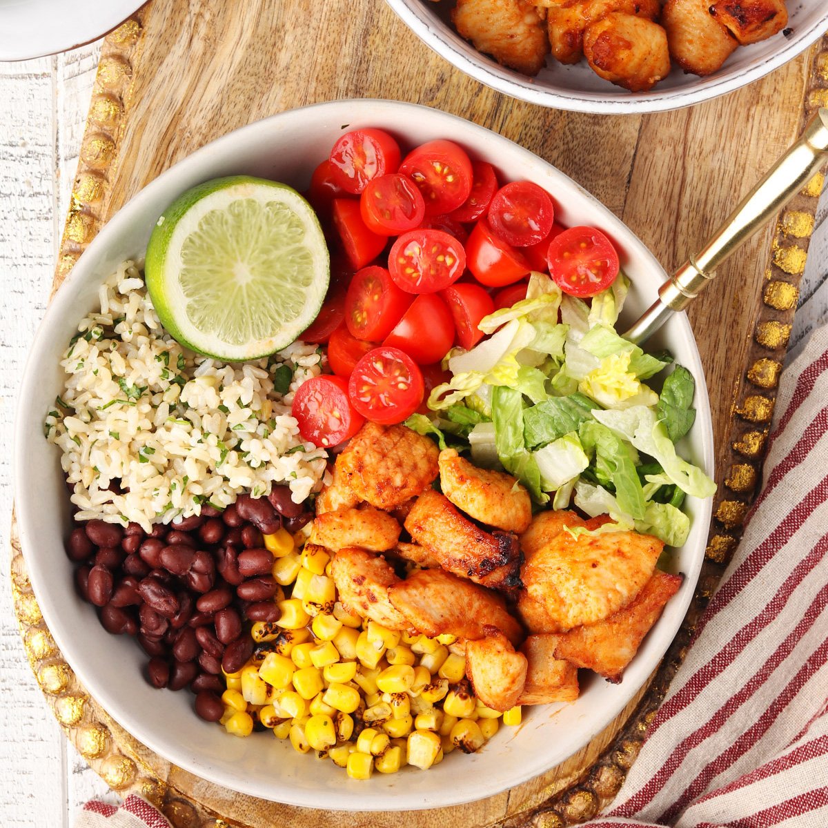 Burrito Bowls With Cilantro Lime Dressing