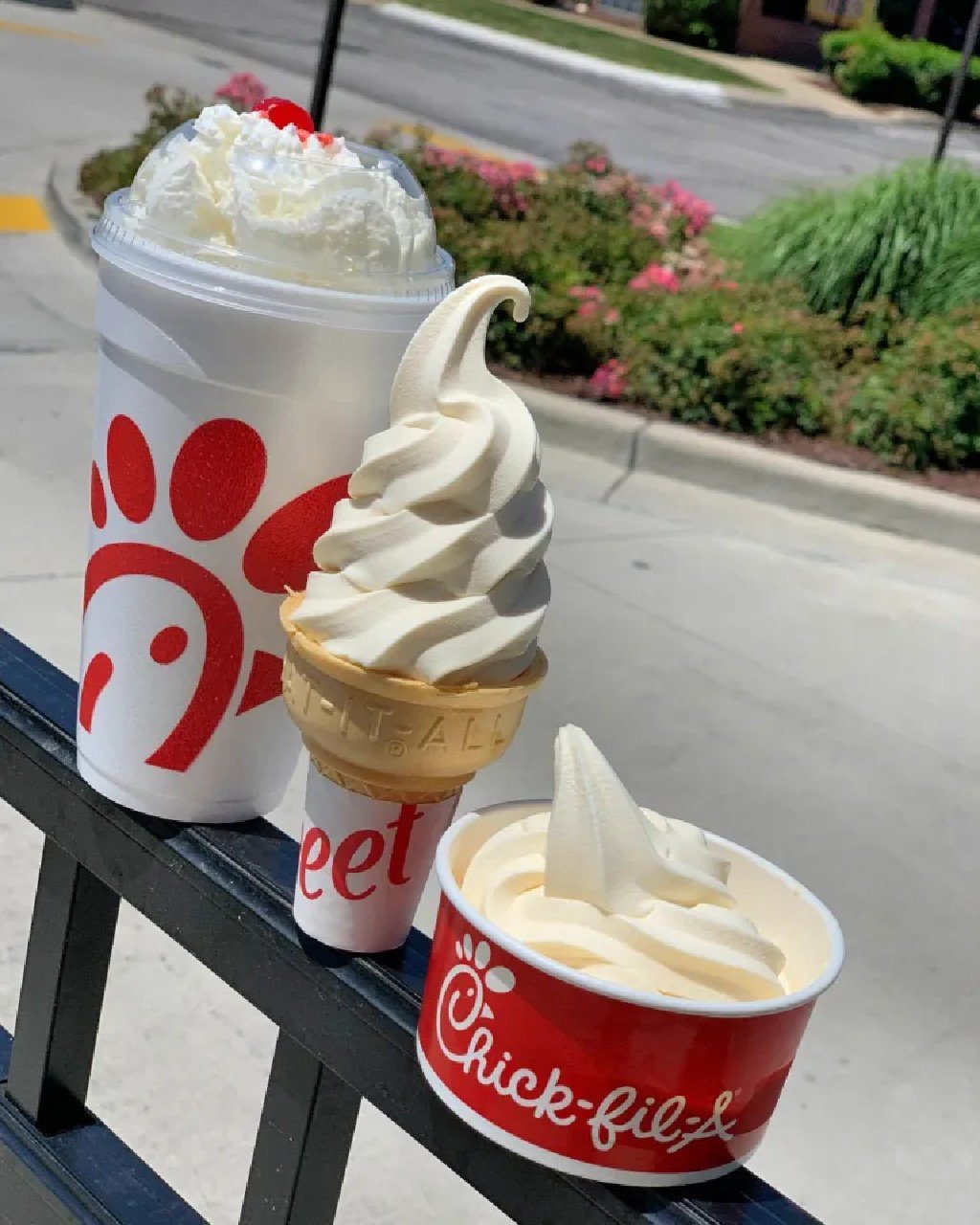 free ice cream at Chick-fil-A