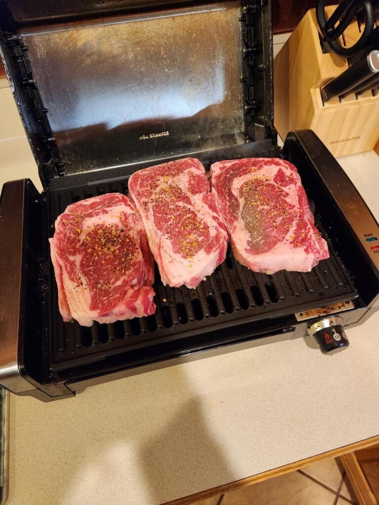Cooking steak on indoor grill clearance