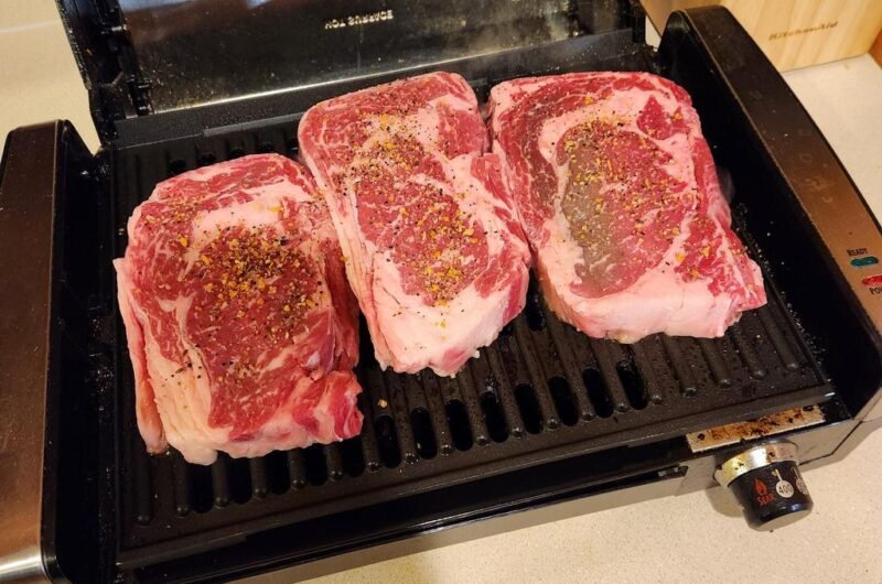 Cooking steak on indoor grill clearance