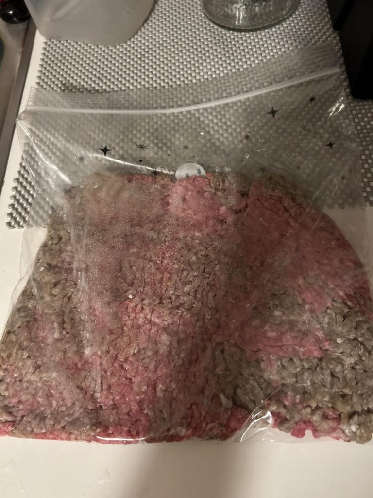 freezes ground beef turned brown mean this isnt good